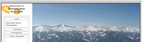 Pusterwald im Winter - Virtuelle Skitouren